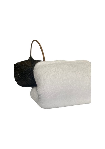 En 180 Çift En Çift Yüzlü Welsoft Peluş Kumaş Beyaz