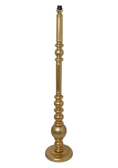 Ahşap Gold Lambader Ayak Vintage Model 140cm La77821 Gold