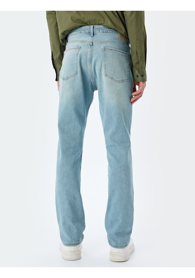 Koton Slim Fit Kot Pantolon - Brad Jean Açık İndigo 5sam40014nd Açık İndigo