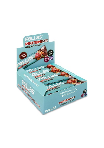 Protein Bar, Fındıklı Ve Kakaolu, 32gr X 12 Adet
