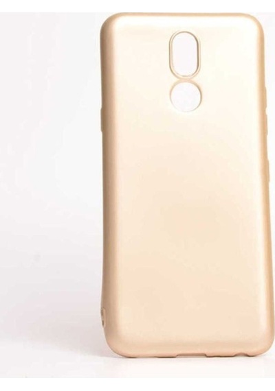 LG Uyumlu K40 Kılıf Zore Premier Silikon Kapak Gold