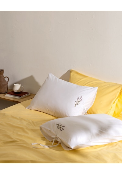 Madame Coco Laventa %100 Pamuk 2'li Yastık Kılıfı - Mor 8684427287491 Mürdüm