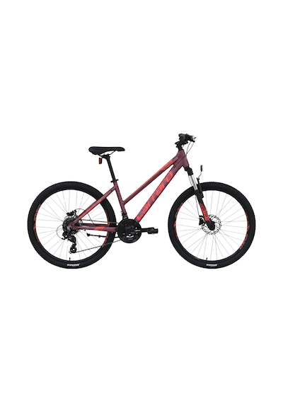 Force 621 Hd - 26 Jant 17'' 43cm M - L Kadro Dağ Bisikleti - Mat Mürdüm / Fuşya Mercan