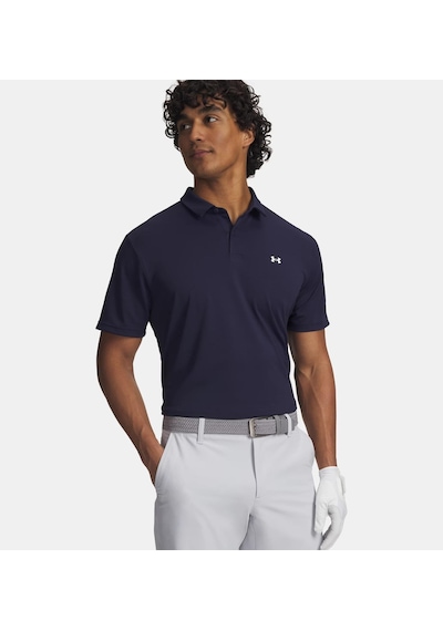Under Armour T2g Pique Polo Erkek T-shirt-31764 Lacivert
