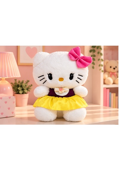 Hello Kitty 30 Cm Peluş Oyuncak Sarı