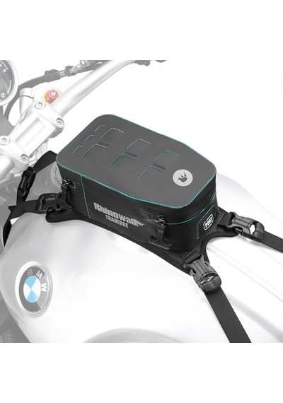 Ayrex Rhinowalk Motosiklet Depo Sırt Çantası, Su Geçirmez, Sert Kabuk, Genişletilebilir, 2 L, Oturma Çantası, Ça Diğer