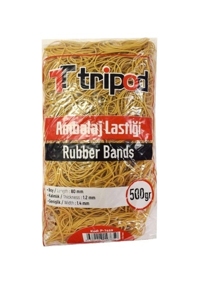 Tripod 500 Gr Ambalaj Para Lastiği Çok Renkli