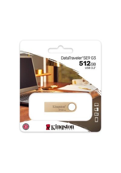 Kingston Datatraveler Se9 Gen 3-512gb - 220mb/s Okuma Sırasında -