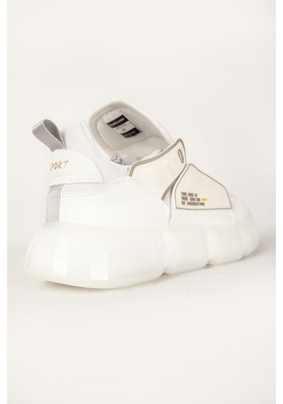 Scootland 17256 Erkek Kalın Taban Sneaker Beyaz