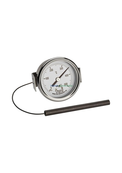 Teknikmarketiniz Ø60mm 500 C 1,5 Metre Kablo Fırın Termometresi
