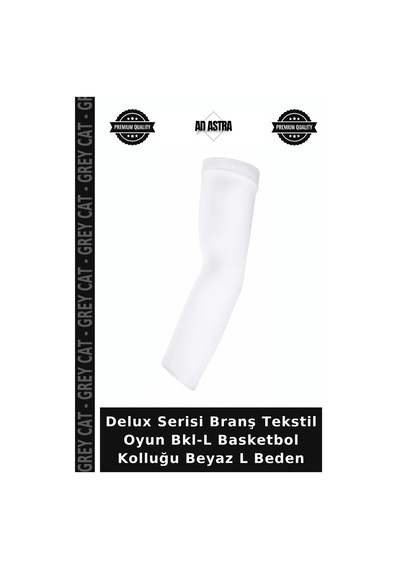 Delux Serisi Branş Tekstil Oyun Bkl-l Basketbol Kolluğu Beyaz L Beden