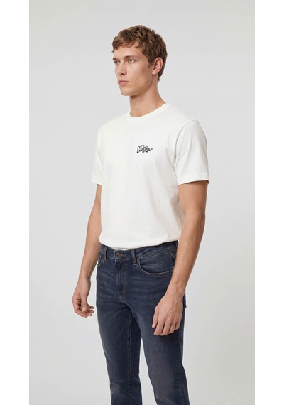 Lee Erkek T-shirt Ln388680102 Kırık Beyaz