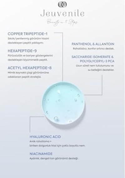 Jeuvenile Beauty İn 3 Steps Multi Peptid Bakır Peptid Yüzde Bir Serum 2 Paketi