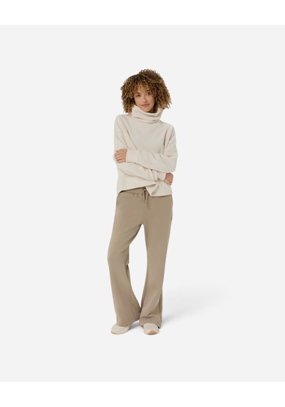 Asics Nagıno Refıned Texture Sweat Flare Pant Kadın Kahverengi Eşofman Altı 2032d371-200