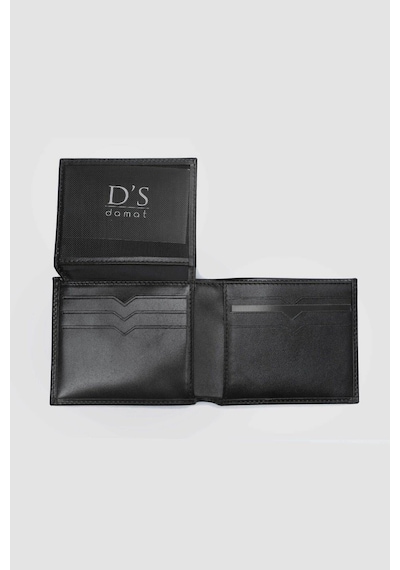 D's Damat Ds Damat Standart Kutulu Hakiki Deri Cüzdan 2H1119ST134 Siyah