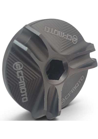 Cfmoto150nk-250nk-250sr-250clx-400nk-650nk Yağ Dolum Tapası Modifiye Gri