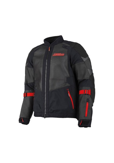 Klim Baja S4 Korumalı Motosiklet Montu Siyah Kırmızı