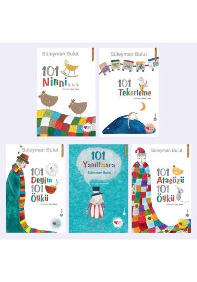 Süleyman Bulut Seti 5 Kitap 101 Deyim 101 Atasözü 101 Ninni 101 Y