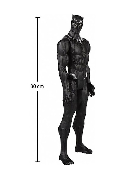Avengers Süper Kahramanlar Serisi Black Panther 30 Cm Sesli Işıklı Hareketli Eklemli Figür Oyuncak