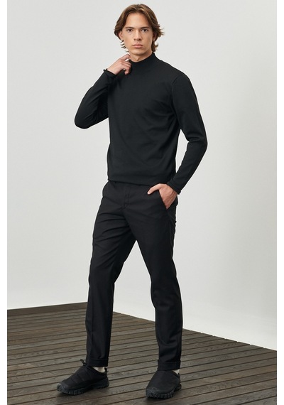 AC&Co / Altınyıldız Classics Erkek Siyah Standart Fit Normal Kesim Yarım Balıkçı Yaka Triko 4A4923100507SYHXXL Çok Renkli AC&Co / Altınyıldız Classics Erkek Siyah Standart Fit Normal Kesim Yarım Balıkçı Yaka Triko 4A4923100507SYHXXL Çok Renkli