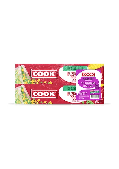 Cook Buzdolabı Poşeti 3+1 Küçük 160'lı