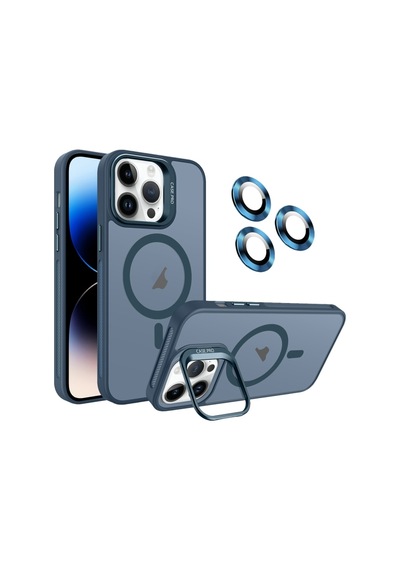 Teleplus Apple Uyumlu iPhone 13 Pro Kılıf Kamera Koruma Standı Magsafe Alp Kapak