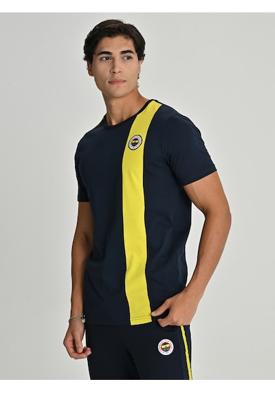 Fenerium Fenerbahçe S.k. 25/26 Sezon Tribün Basic Tişört Tribün Forması Lacivert