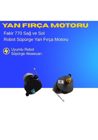 Fakir 770 Uyumlu Sağ Ve Sol Yan Fırça Motoru