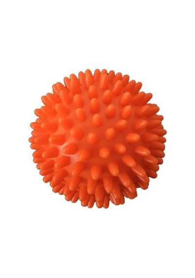 El Egzersiz Masaj Ve Duyu Topu Yumuşak Dikenli Top Turuncu Renk 6 Cm Karışık