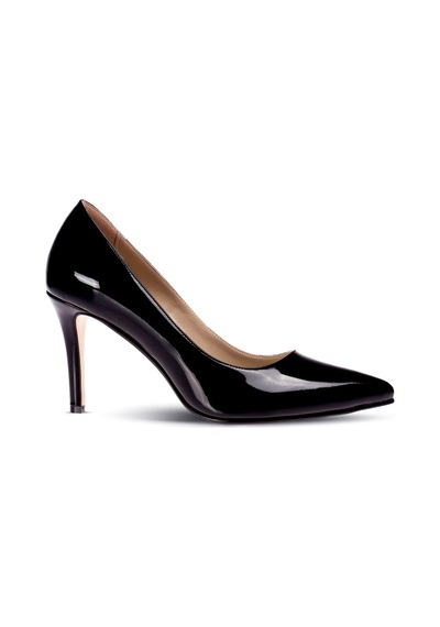 Deery Siyah Rugan Kadın Stiletto Siyah
