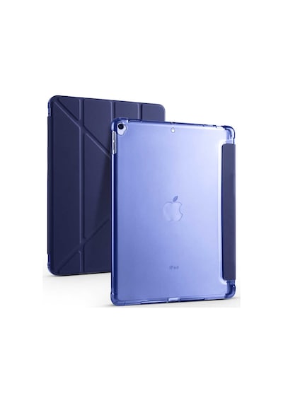 Apple Uyumlu iPad 10.2 (8.Nesil) Kılıf Zore Tri Folding Smart With Pen S