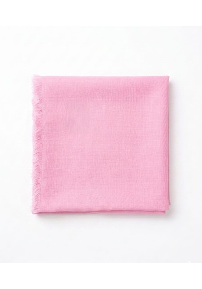 Özense Çift Flamlı Pamuklu Terletmeyen 4 Mevsim Kullanılabilir 100x100 Cm Pembe Renkli Eşarp