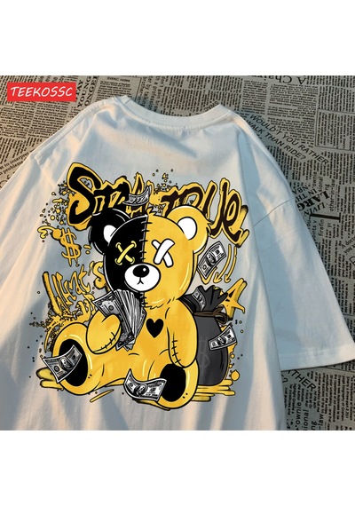 Noıssey Urban Pop Graphic Kadın Tişört Koleksiyonukod 5204 Beyaz