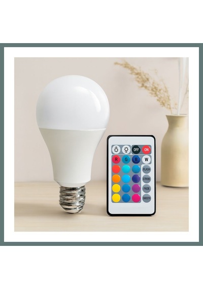 Ventra Kumandalı Rgb Led Ampul 15w 90w Eşdeğer E27 1100lm 15000 Saat Ventra Standart