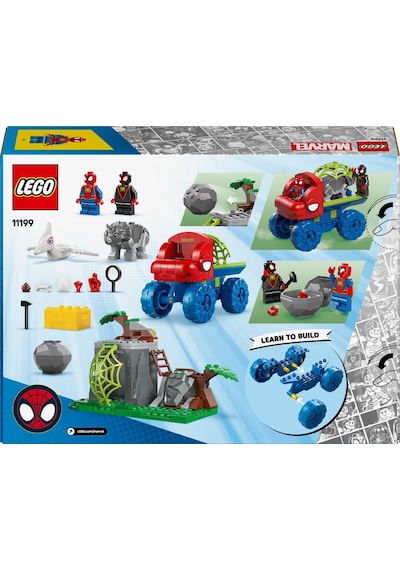 LEGO® Marvel Spidey ve İnanılmaz Arkadaşları Spidey Ekibi 11199 - 4 Yaş ve Üzeri Çocuklar için Yaratıcı Oyuncak Yapım Seti (136 Parça)