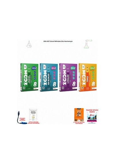 Günay 8. Sınıf Lgs Tüm Dersler 126 300 Soru Hediyeli 4 Kitap Seti