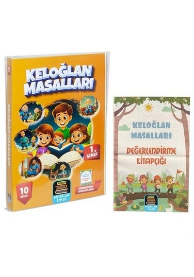 1.sınıf Okuma Seti Keloğlan Masalları 10 Kitap+değ.kitabı İlaveli