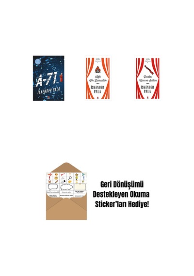 A-71 + Aşk Bir Zamanlar Ciltli + Darbe: Kan Ve Sultan Ciltli + Okuma Sticker'ları