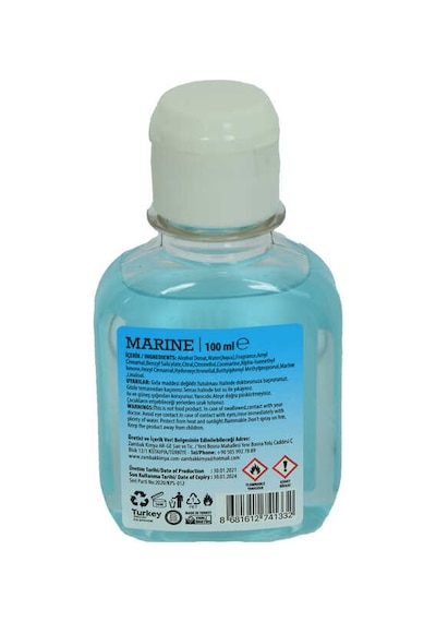Deniz Kolonyası Marine Eau De Cologne 80 Derece 100 Ml