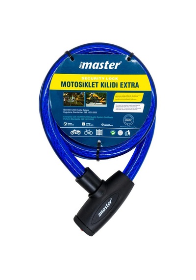 Master 500955 Anahtarlı Motosiklet Kilidi Ekstra 20mm X 150cm