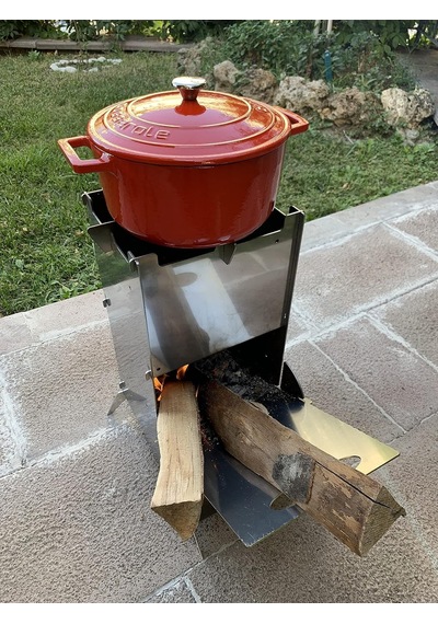 Lexroo Dış Mekan Soba Ocak Smoker Bbq Çok Renkli