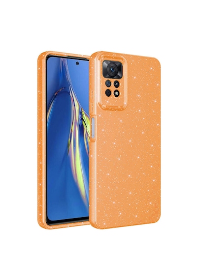 Xiaomi Redmi Note 12 Pro 4g Kılıf Kamera Korumalı Simli Silikon Üstün Koruma Pazarplus Mor
