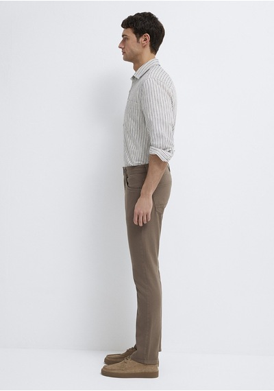Mavi - Jake Kahverengi Gabardin Pantolon 00422a2788 Kahverengi