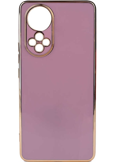 Mobilteam Huawei Honor 50 Kılıf Bark Kapak - Mor Mor