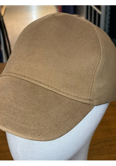 Hamze Kaşe Yünlü Kumaş Kışlık Cap Şapka Camel