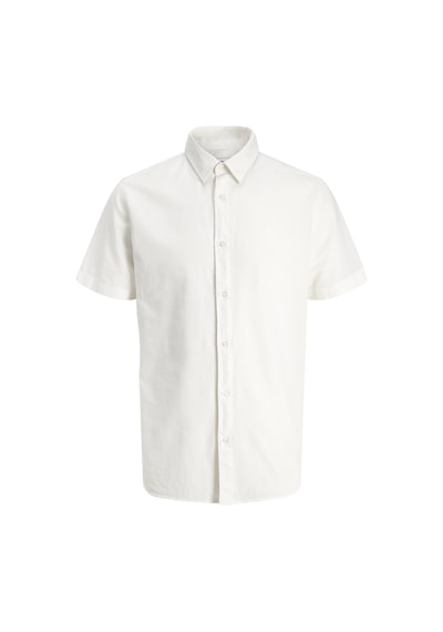 Jack & Jones Büyük Beden Kisa Kollu Gömlek - Breeze - 12294285 Beyaz