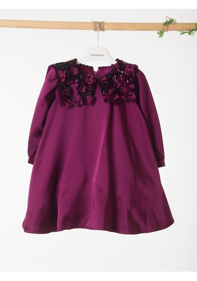 Xo Kids Kız Çocuk Elbise 1-5 Yaş 1675 Mor