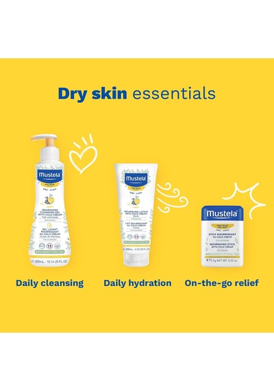 Mustela Nourishing Cleansing Gel With Cold Cream 300 Ml Çok Renkli