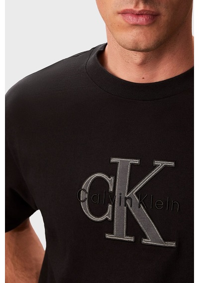 Calvin Klein Erkek T Shirt Lv04rf819g Ub1 Siyah Siyah