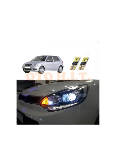 Volkswagen Polo Dürbün Göğüs Uyumlu Park Ampulü Beyaz Led Aydınlatma Ampulü Canbus'li